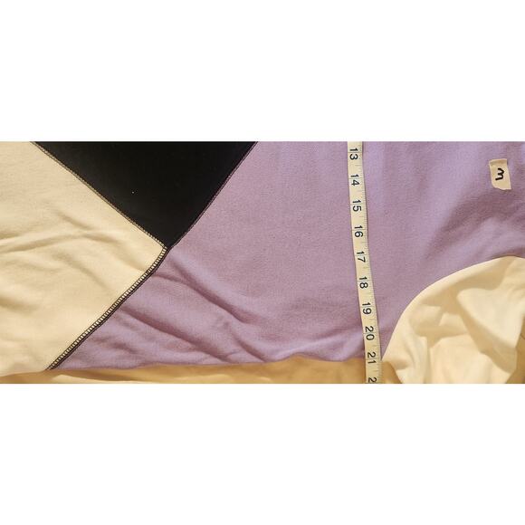 Vintage Blair Geometrical Top Womens size Medium Black Essential knit - Picture 4 of 8